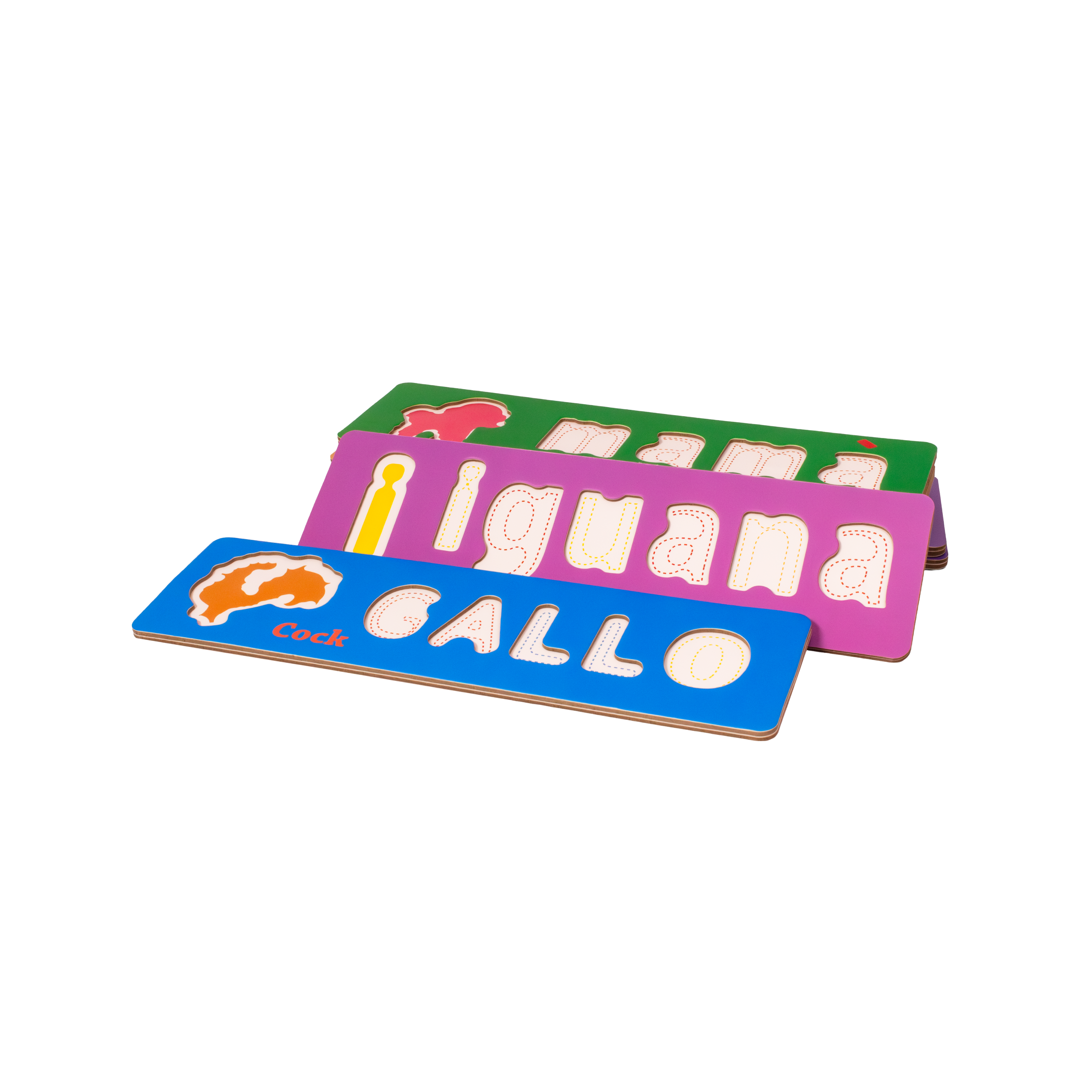 Juego de emparejamiento de letras y animales