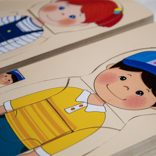 Promo de Rompecabezas del cuerpo humano 5 en 1 del niño y la niña