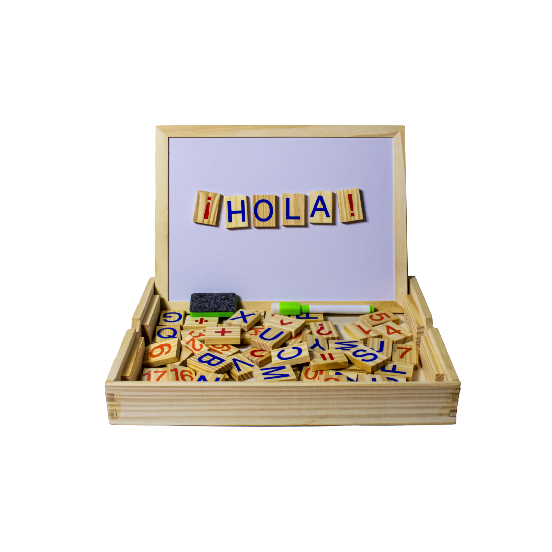 Pizarra educativa 4 en 1